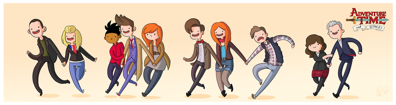 Illustration for article titled This Doctor Who/Adventure Time Mashup Is So. Damn. Charming.